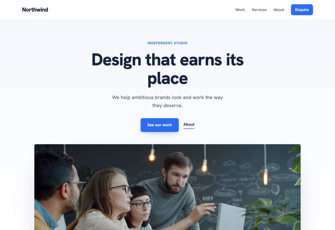 Preview of the Beacon template